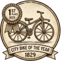City bike of the year 1829 icon